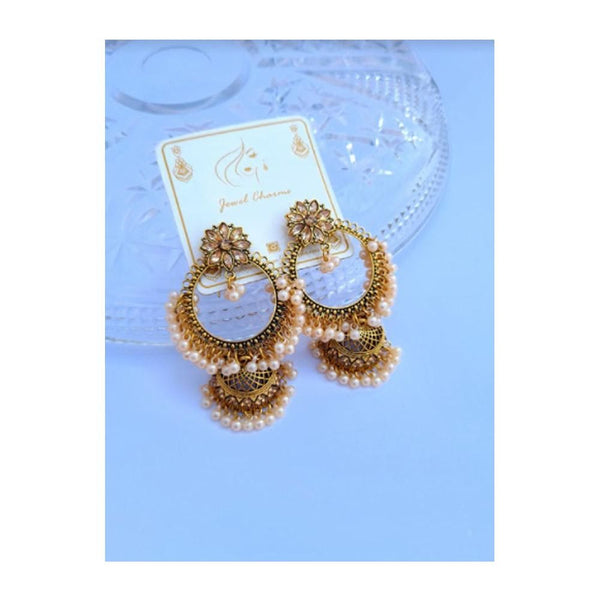 Jewel charms- Golden Jhumka Baali