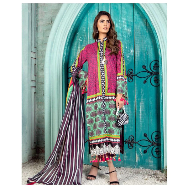 Veronica – 3 Piece Embroidered Unstitched Lawn