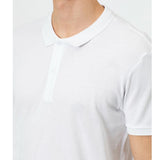 Koton- Short Sleeve Polo Neck Slim Fit T-Shirt - White