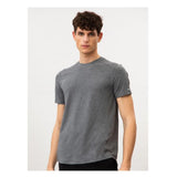 Lefties- Sporty T-SHIRT in a Technical Fabric (Grey Marl)