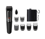 Philips 8 tools, (Face+Head), Rinseable attachments, 60 minute runtime, 3 year warranty, (trimmer, nose & ear trimmer, adjustable beard comb, 2 stubble combs, 3 hair combs, storage pouch)