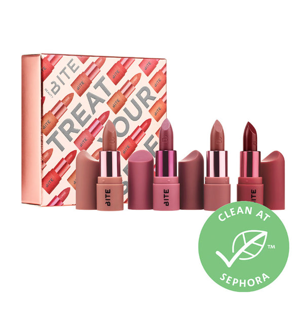 Bite Beauty- Creamy Color 4-Piece Mini Amuse Bouche Supercharged Lipstick Set