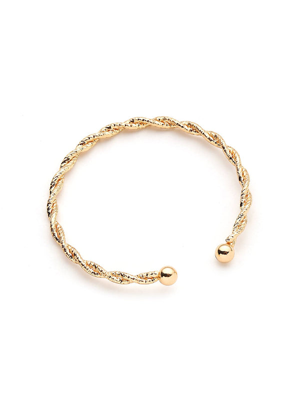 Shein- Plated Woven Design Bracelet