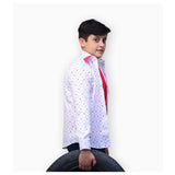 Kids Polo- Buttoned Up Shirt - White
