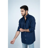 VYBE - Casual Shirt Navy Blue