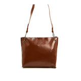 Koton- Faux Leather Shoulder Bag - Brown