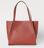 H&M- Dark Orange Shopper Bag
