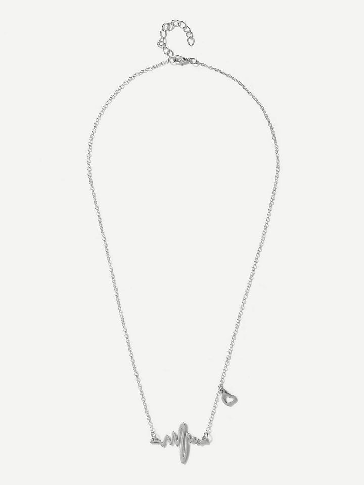 Shein- Slogan Pendant Necklace