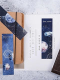 Shein- Boxed Space Planet Print Bookmark 30sheets