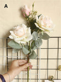 Shein- Artificial Flower 1 Branch With 3pcs Head