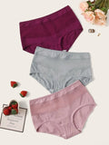 Shein - 3Pack Solid Panty Set
