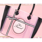 Too Faced- Pink & Black Shopper Bag