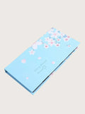 Shein- 1pack Boxed Cherry Blossoms Print Sticky Note