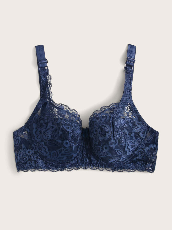 Shein- Floral Lace Underwire Bra