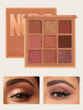 Shein- 9 Color Eyeshadow Palette A Medium Nude Obsessions