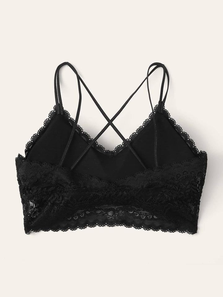 Shein- Floral Lace Bralette