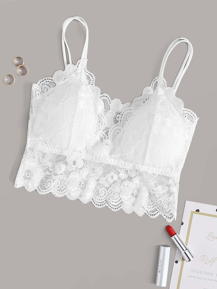 Shein- Floral Lace Bralette