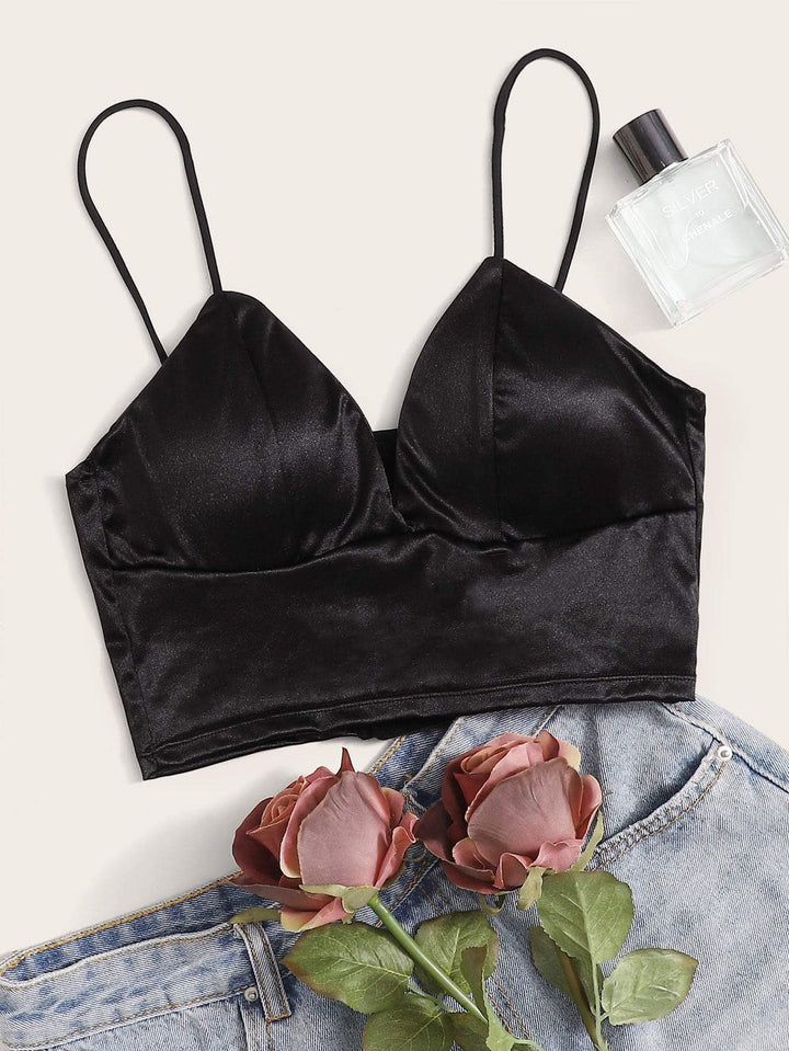 Shein- Simple Solid Bralette