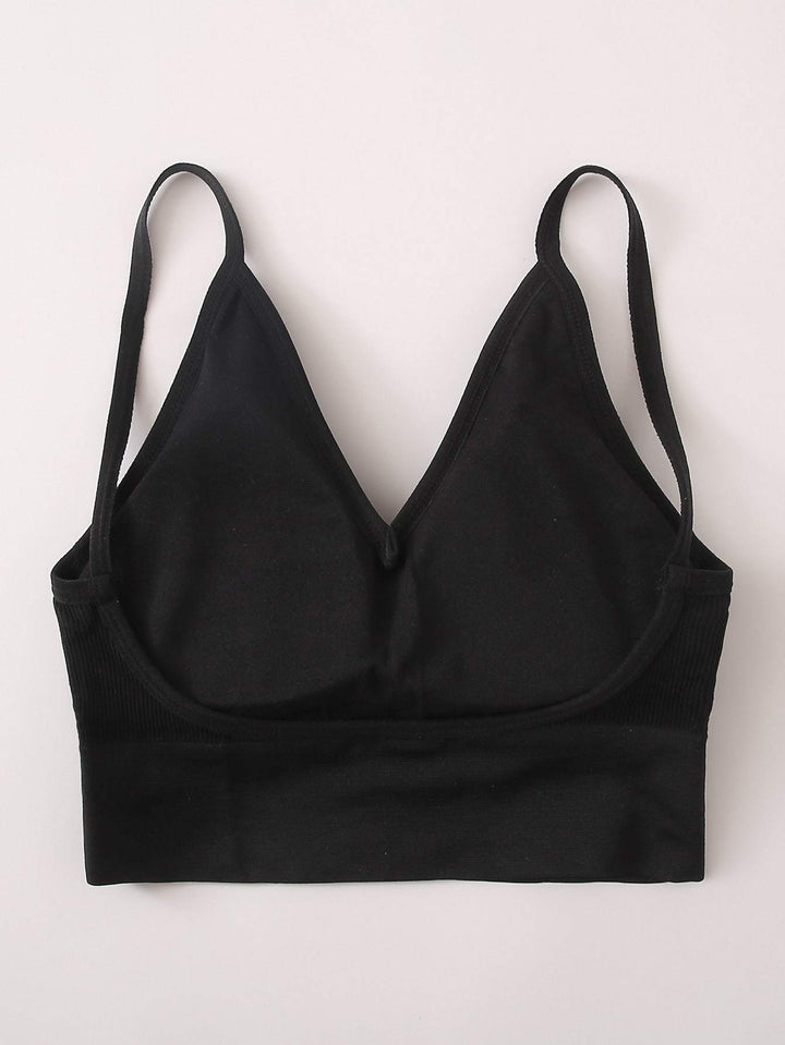 Solid Ribbed Bralette