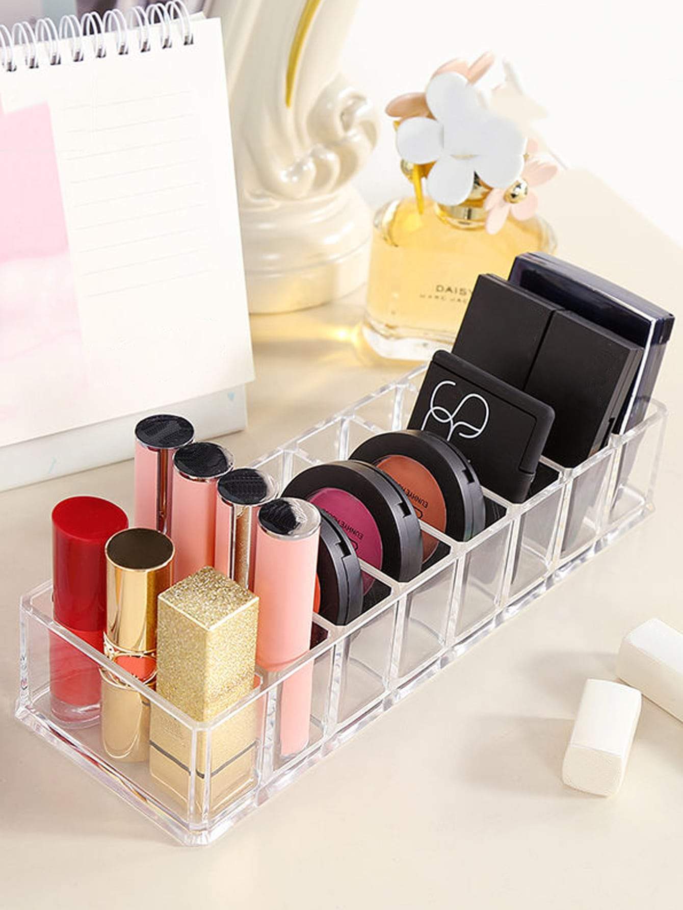 1pc Clear Cosmetic Storage Box
