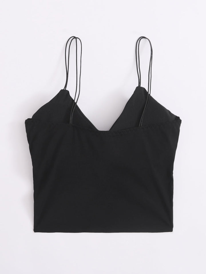 Shein- Ribbed Longline Bralette