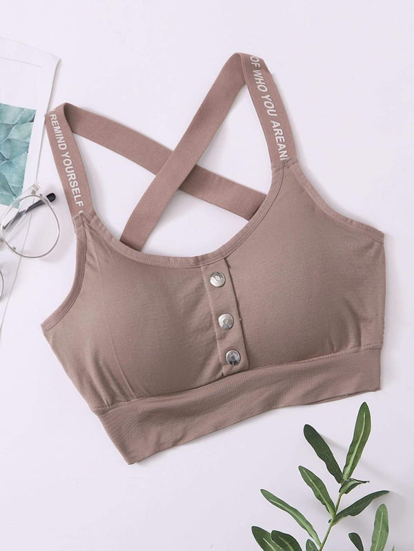 Shein- Crisscross Sport Bra