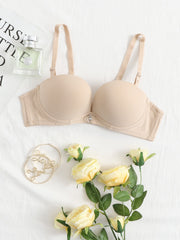 Shein - Solid Color Bra With Adjustable Straps - 2 Pcs – Bagallery