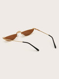 Shein- Metal Frame Sunglasses