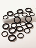 Shein- 20pcs Solid Telephone Wire Hair Tie