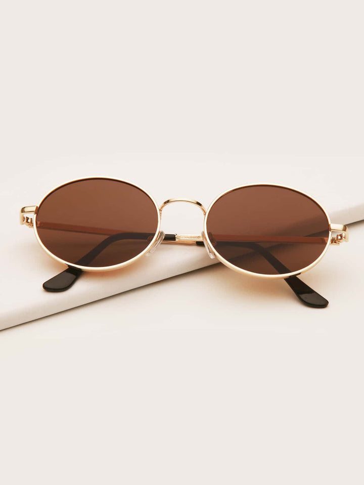 Shein- Metal Frame Sunglasses