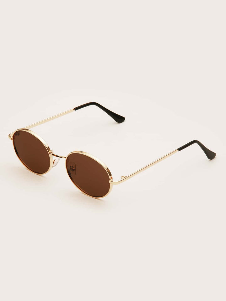 Shein- Metal Frame Sunglasses