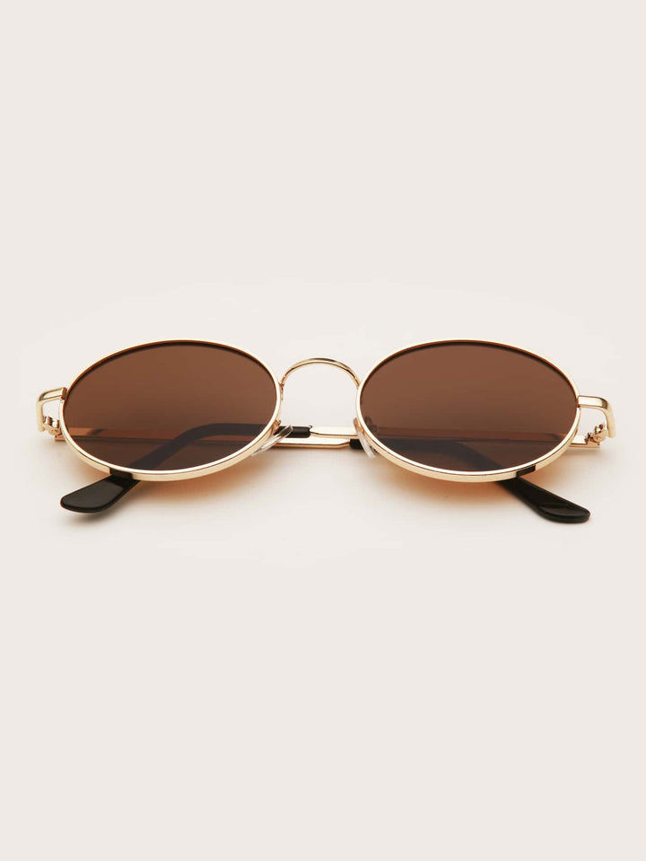 Shein- Metal Frame Sunglasses