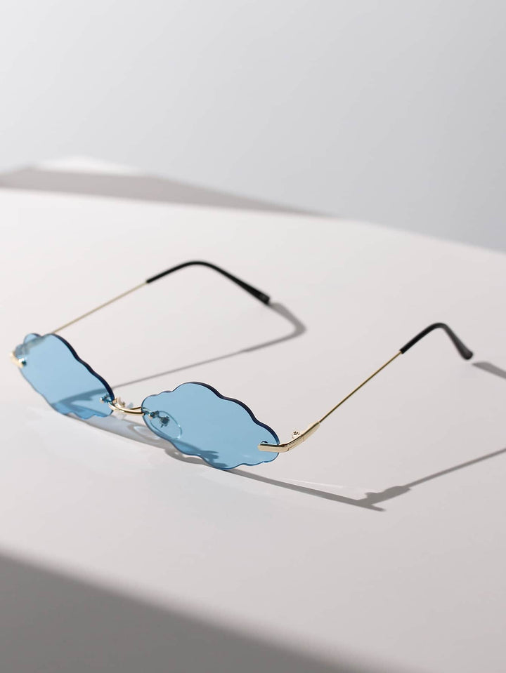 Shein- Cloud Color Frameless Sunglasses