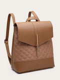 Shein- Backpack, Quilted, Apricot Color