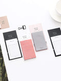 Shein- 2pcs Random Color Daily Plan Sticky Note