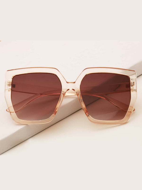 Shein- Acrylic Frame Sunglasses