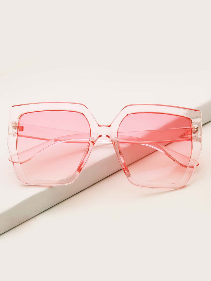 Shein- Acrylic Frame Sunglasses