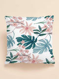 Shein- Leaf Print Cushion Cover Without Filler