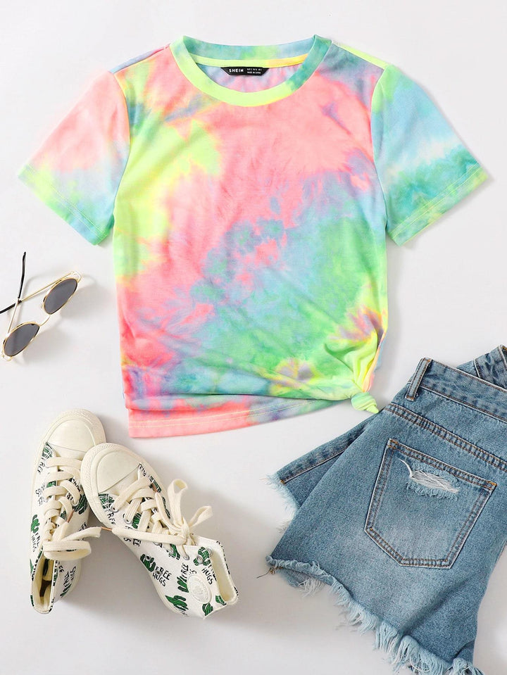 Copy of Shein- Tie-Dye Wash Tee