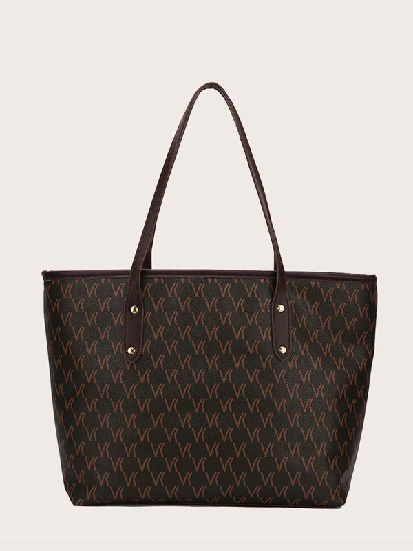 Shein- Letter Graphic Tote Bag