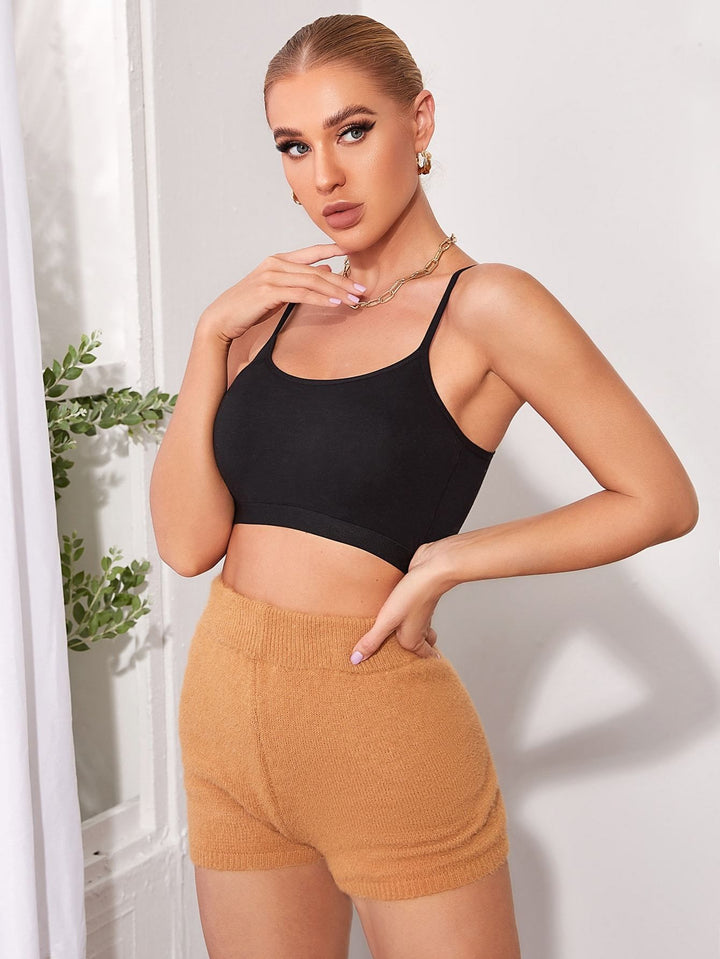 Shein- Plain Wireless Bra