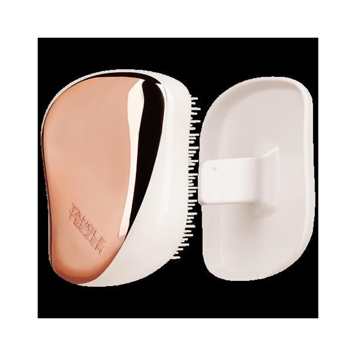 Skin Store- Tangle Teezer Compact Styler Detangling Hairbrush - Rose Gold Ivory