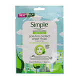 Simple- Pollution Protect Kind To Skin Sheet Mask, 23ml
