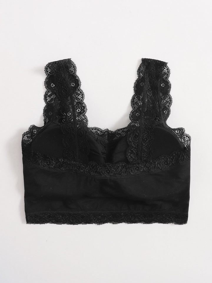 Shein- Lace Trim Bralette