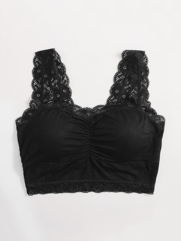 Shein- Lace Trim Bralette