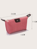 Shein- Striped Pattern Cosmetic Storage Bag