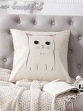 Shein- Cartoon Graphic Cushion Cover Without Filler