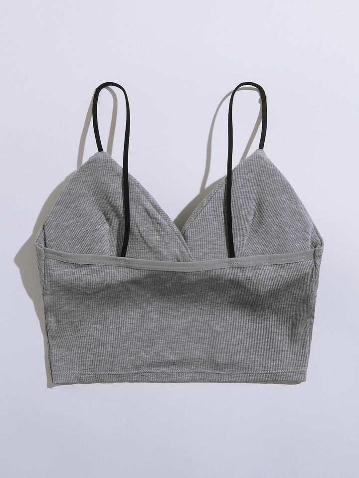 Shein- Rib Longline Bralette