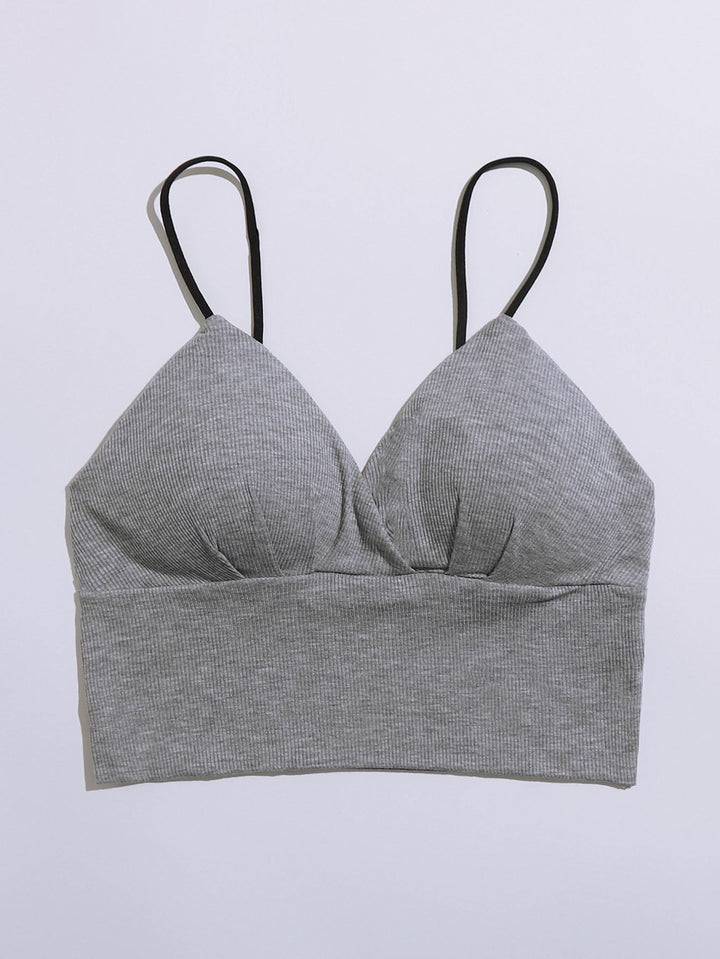 Shein- Rib Longline Bralette