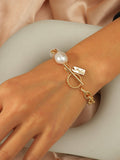 Shein- Faux Pearl Decor Bracelet